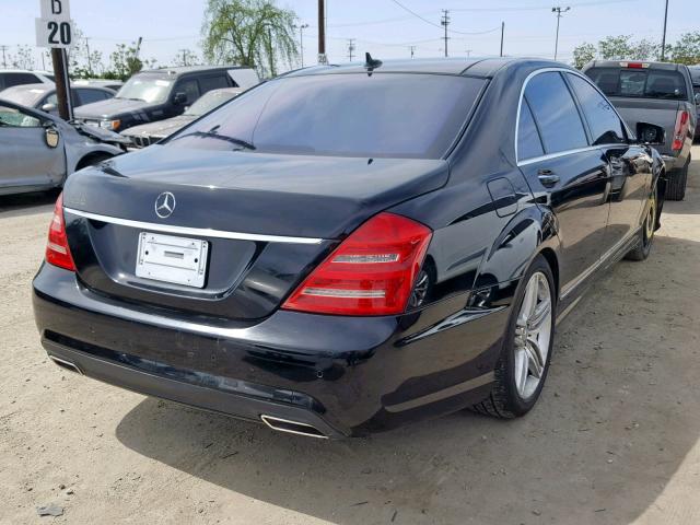 WDDNG7DB6DA498846 - 2013 MERCEDES-BENZ S 550 BLACK photo 4