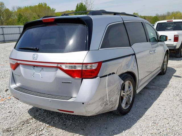 5FNRL5H96DB092267 - 2013 HONDA ODYSSEY TO SILVER photo 4