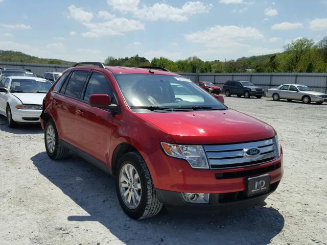 2FMDK3JC3ABB45616 - 2010 FORD EDGE SEL RED photo 1