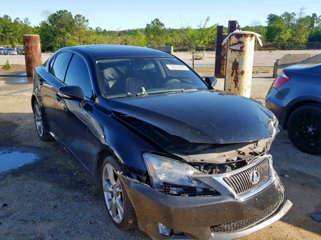 JTHBE5C27A5024660 - 2010 LEXUS IS 350 BLACK photo 1