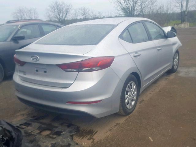 5NPD74LF1JH356059 - 2018 HYUNDAI ELANTRA SE SILVER photo 4