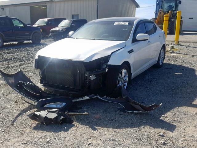 5XXGN4A70DG142176 - 2013 KIA OPTIMA EX WHITE photo 2