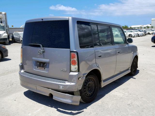 JTLKT324964053514 - 2006 TOYOTA SCION XB 银色 照片 4
