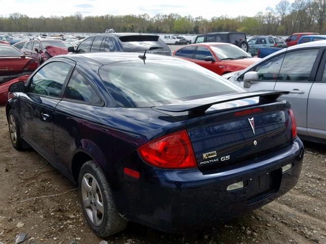 1G2AS18H097240348 - 2009 PONTIAC G5 BLUE photo 3