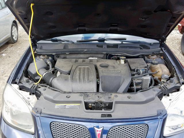 1G2AS18H097240348 - 2009 PONTIAC G5 BLUE photo 7