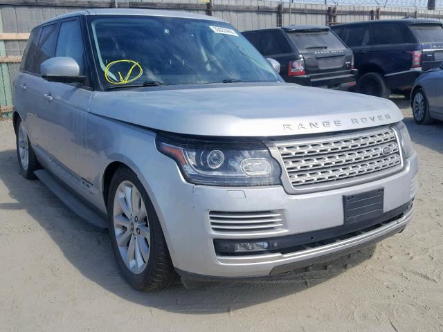 SALGS2DF6DA104293 - 2013 LAND ROVER RANGE ROVE SILVER photo 1