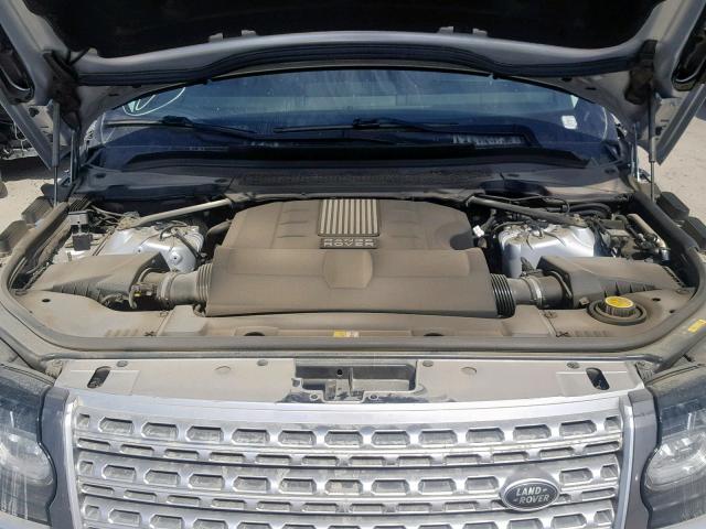 SALGS2DF6DA104293 - 2013 LAND ROVER RANGE ROVE SILVER photo 7