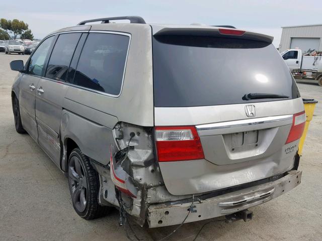 5FNRL38865B093853 - 2005 HONDA ODYSSEY TO SILVER photo 3