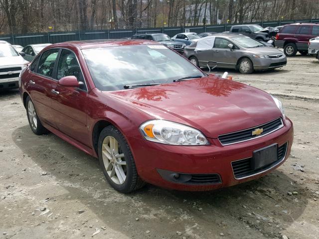 2G1WU57M291263847 - 2009 CHEVROLET IMPALA LTZ BURGUNDY photo 1