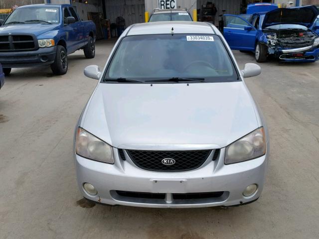 KNAFE161265316607 - 2006 KIA SPECTRA5 SILVER photo 9