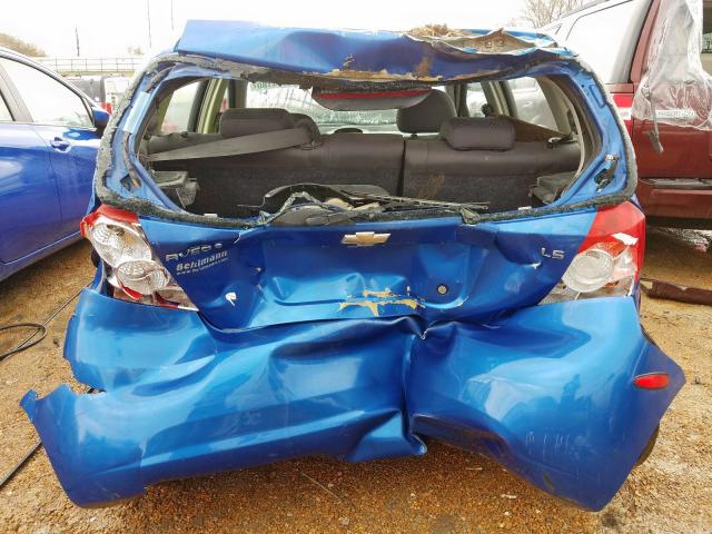 KL1TD66698B199671 - 2008 CHEVROLET AVEO BASE  foto 9