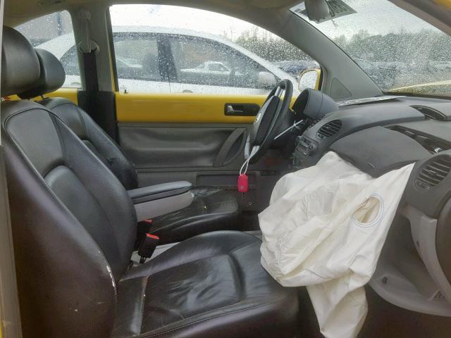 3VWCK21C03M424658 - 2003 VOLKSWAGEN NEW BEETLE Gelb Foto 5