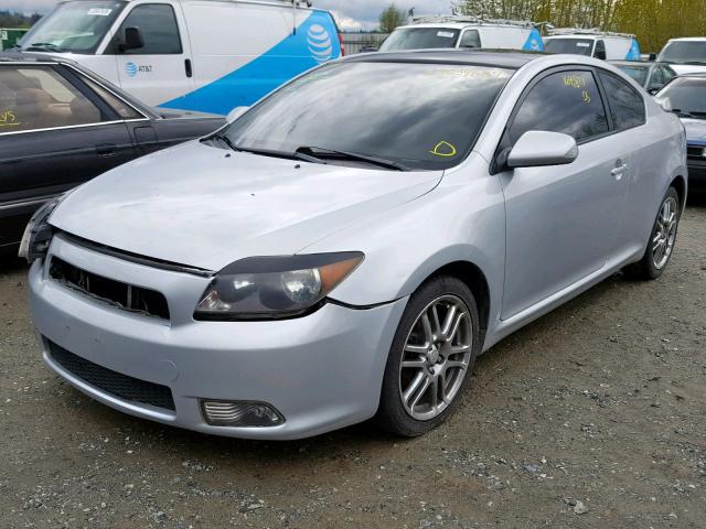 JTKDE167650027586 - 2005 TOYOTA SCION TC ნაცრისფერი ფოტო 2