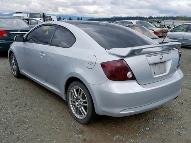 JTKDE167650027586 - 2005 TOYOTA SCION TC ნაცრისფერი ფოტო 3