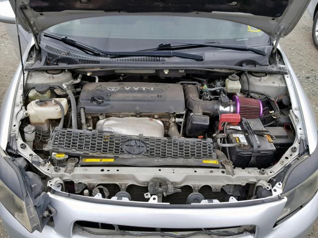 JTKDE167650027586 - 2005 TOYOTA SCION TC ნაცრისფერი ფოტო 7