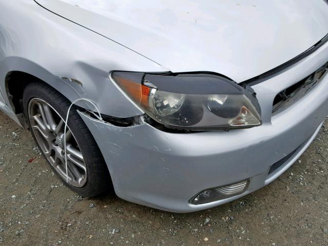 JTKDE167650027586 - 2005 TOYOTA SCION TC ნაცრისფერი ფოტო 9