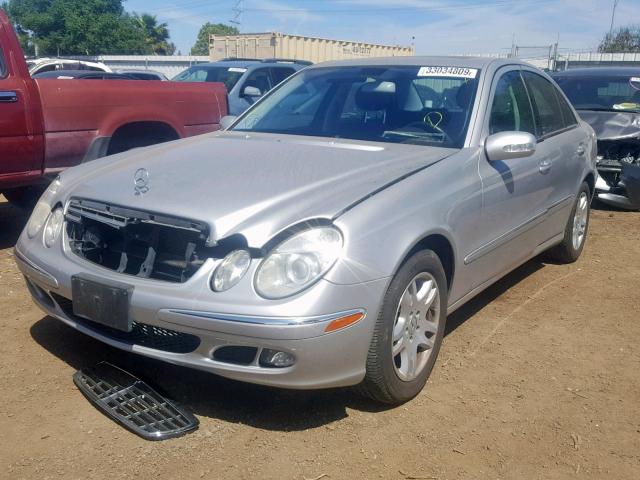 WDBUF56JX6A815210 - 2006 MERCEDES-BENZ E 350 SILVER photo 2