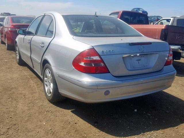 WDBUF56JX6A815210 - 2006 MERCEDES-BENZ E 350 SILVER photo 3