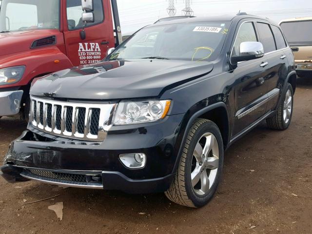 1J4RR6GT5BC568482 - 2011 JEEP GRAND CHER BLACK photo 2