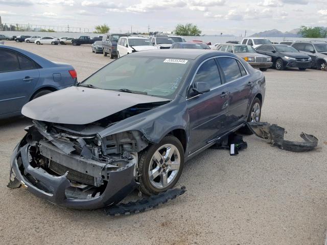1G1ZH57B79F206293 - 2009 CHEVROLET MALIBU 1LT CHARCOAL photo 2