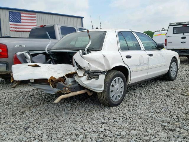 2FAHP71V49X103167 - 2009 FORD CROWN VICT WHITE photo 4