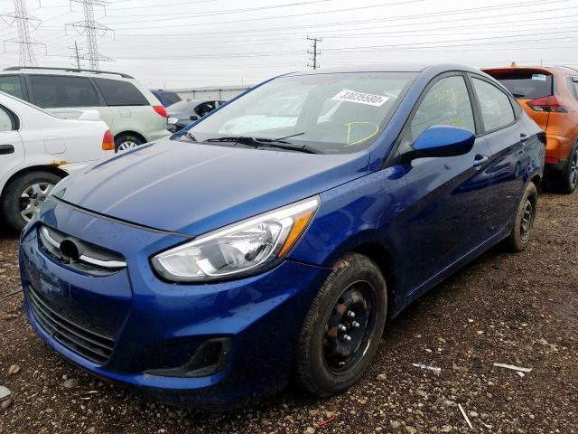 KMHCT4AE0GU073955 - 2016 HYUNDAI ACCENT SE  photo 2