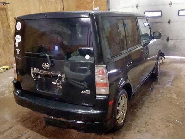 JTLKT324X50177281 - 2005 TOYOTA SCION XB 黑色 照片 4