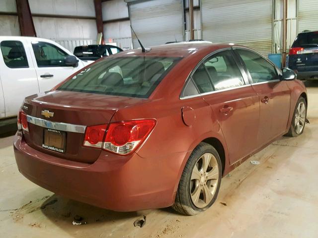 1G1PC5SH7C7397698 - 2012 CHEVROLET CRUZE LS MAROON photo 4