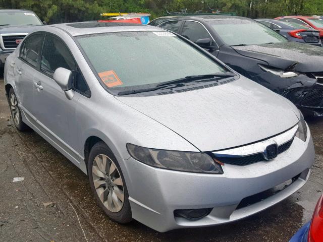 2HGFA15869H500895 - 2009 HONDA CIVIC EX ვერცხლისფერი ფოტო 1