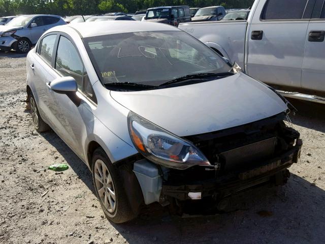 KNADM4A3XD6143642 - 2013 KIA RIO LX SILVER photo 1