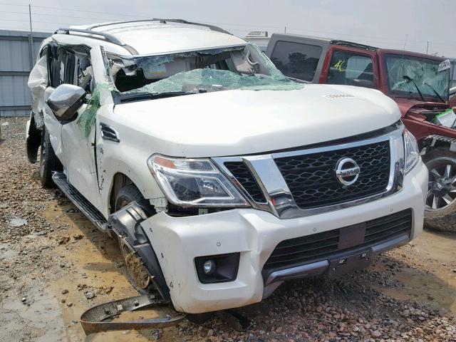 JN8AY2ND8KX008236 - 2019 NISSAN ARMADA SV WHITE photo 1