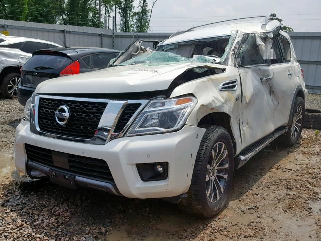 JN8AY2ND8KX008236 - 2019 NISSAN ARMADA SV WHITE photo 2