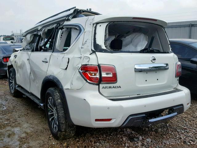 JN8AY2ND8KX008236 - 2019 NISSAN ARMADA SV WHITE photo 3