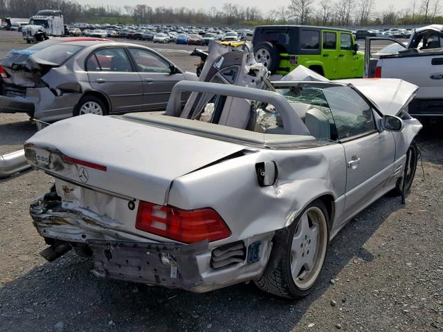 WDBFA68FXXF186297 - 1999 MERCEDES-BENZ SL 500 GRAY photo 4