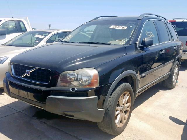 YV1CZ911451211812 - 2005 VOLVO XC90 T6 BLACK photo 2