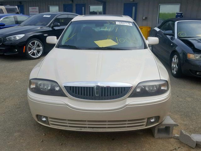 1LNHM87AX3Y701540 - 2003 LINCOLN LS კრემისფერი ფოტო 9