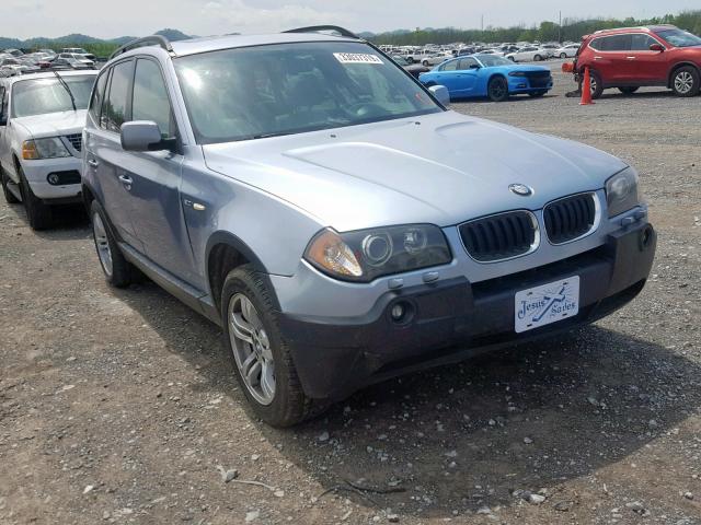 WBXPA93475WD12910 - 2005 BMW X3 3.0I BLUE photo 1