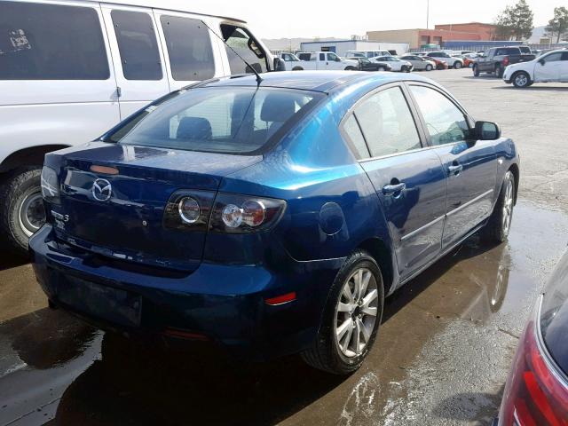 JM1BK123771629064 - 2007 MAZDA 3 S BLUE photo 4