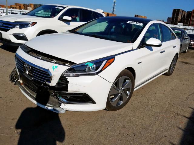 KMHE34L1XGA034116 - 2016 HYUNDAI SONATA HYBRID  photo 2