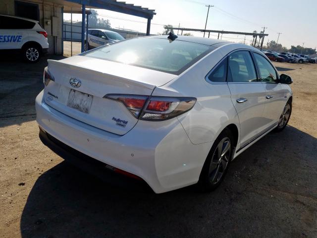 KMHE34L1XGA034116 - 2016 HYUNDAI SONATA HYBRID  photo 4