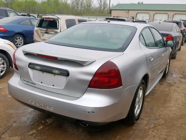 2G2WP552061207261 - 2006 PONTIAC GRAND PRIX 银色 照片 4