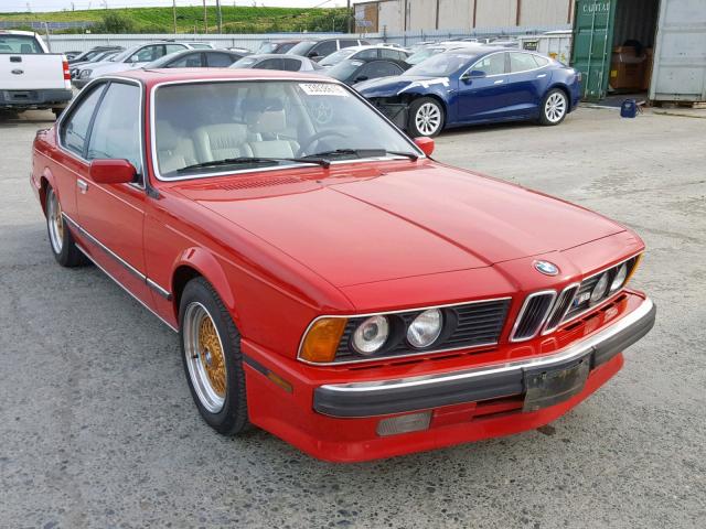 WBAEE1418J2560979 - 1988 BMW M6 RED photo 1