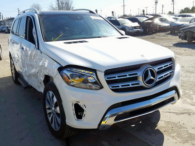 4JGDF6EE6JB126968 - 2018 MERCEDES-BENZ GLS 450 4M WHITE photo 1