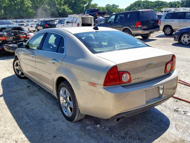 1G1ZC5E05CF270467 - 2012 CHEVROLET MALIBU 1LT 金色 照片 3