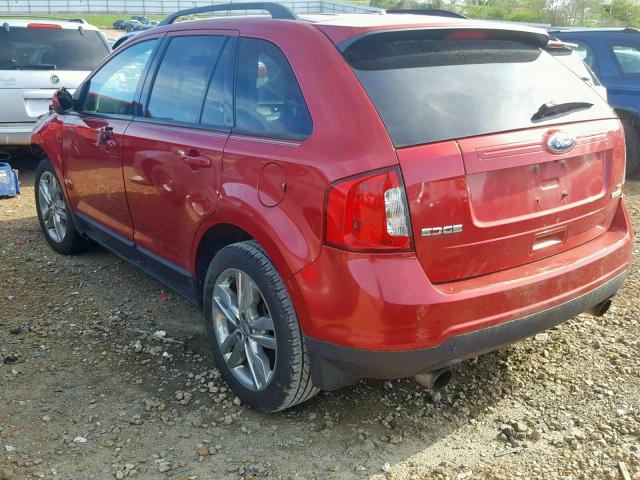 2FMDK3J93CBA59732 - 2012 FORD EDGE SEL  photo 3