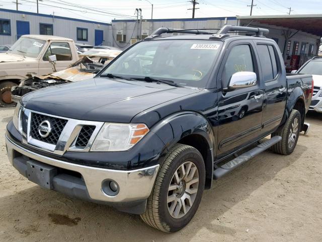 1N6AD0EVXAC435781 - 2010 NISSAN FRONTIER C BLACK photo 2