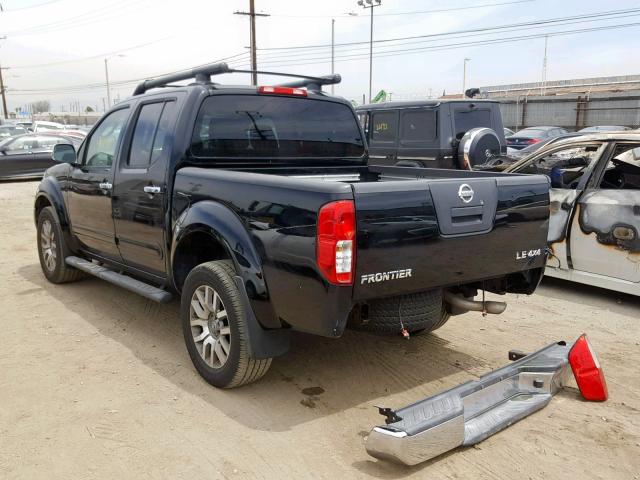 1N6AD0EVXAC435781 - 2010 NISSAN FRONTIER C BLACK photo 3