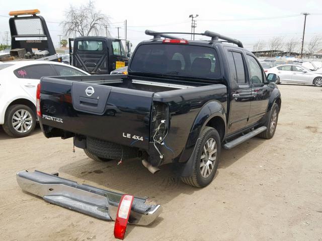 1N6AD0EVXAC435781 - 2010 NISSAN FRONTIER C BLACK photo 4