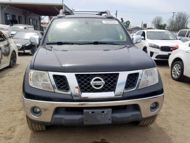 1N6AD0EVXAC435781 - 2010 NISSAN FRONTIER C BLACK photo 9