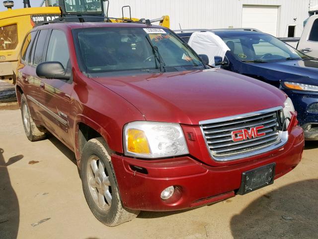 1GKDT13S362183987 - 2006 GMC ENVOY MAROON photo 1